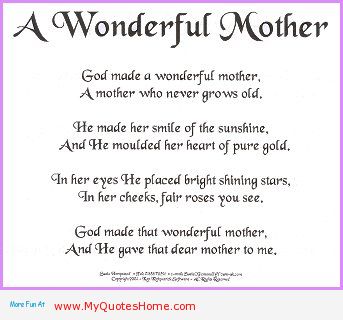 This a for the mothers in the world  tanielsblog